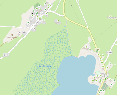 Carte des foyers raccordés à la fibre